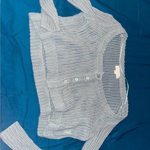 PacSun cropped knit cardigan